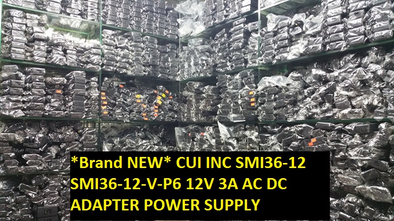 *Brand NEW* CUI INC SMI36-12 SMI36-12-V-P6 12V 3A AC DC ADAPTER POWER SUPPLY - Click Image to Close